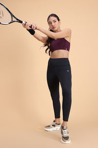 Zelocity Quick Dry Gym Leggings - Black Beauty — thumbnail 5